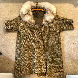 Mid century wool coat.